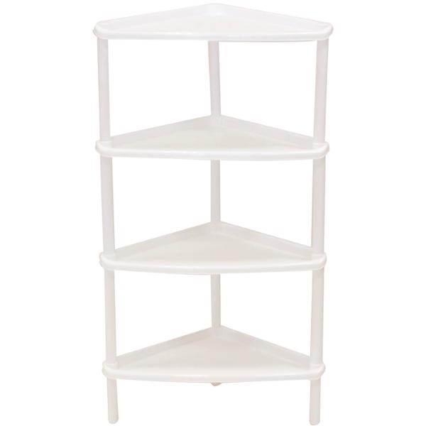 ESTANTE PLÁSTICO 4 NIVELES 84 X 29.5 CM AHORRA ESPACIO