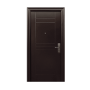 PUERTA EXTERIOR DE SEGURIDAD 10 PASADORES 95 X 213 CM IZQUIERDA CHOCOLATE MATE