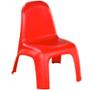 SILLA INFANTIL DE PLÁSTICO PARA NIÑOS LIGERA EN COLOR ROJO