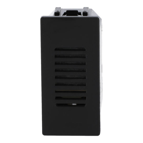 TIMBRE DE PARED 1 MÓDULO NEGRO SOFT