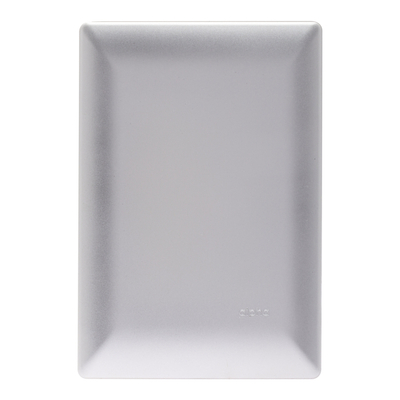 PLACA DE PARED CIEGA PLATA