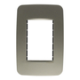 PLACA DE PARED DE 3 MÓDULOS BEIGE CHAMPAGNE