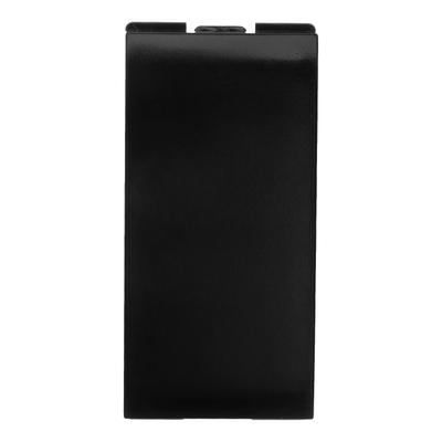 TAPÓN CIEGO DE 1 MÓDULO NEGRO