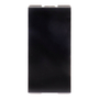 APAGADOR SENCILLO DE PARED DE 1 MÓDULO NEGRO