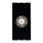 TOMA TV TIPO COAXIAL DE 1 MÓDULO NEGRO