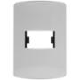 PLACA CON 1 MÓDULO BLANCO LEVITON