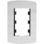 PLACA CON 3 MÓDULOS BLANCO LEVITON