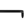 CORTINERO ENVOLVENTE AJUSTABLE 1.67 A 3.04 M NEGRO