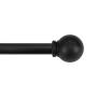 SET CORTINERO AJUSTABLE BOLA 71 - 122 CM NEGRO