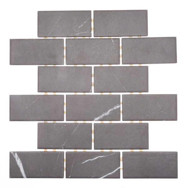 MALLA DARK MARBLE TIPO MOSAICO 30 X 30 CM CERÁMICA 1 PIEZA