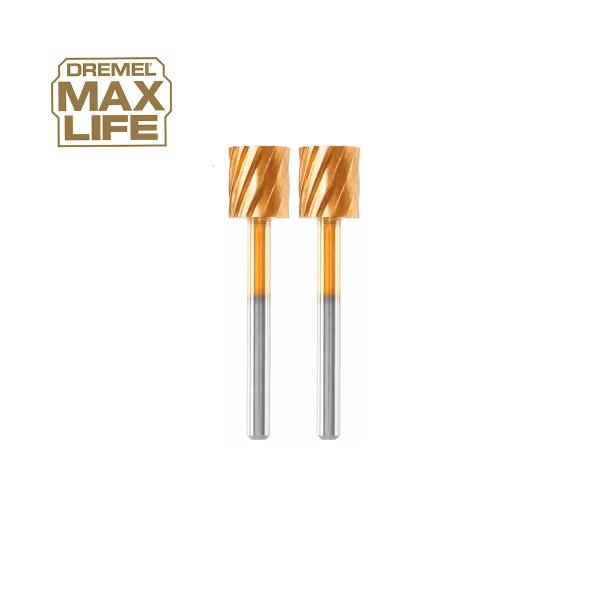 2 BROCAS GIRATORIA CILÍNDRICA DE ALTO RENDIMIENTO PARA TALLAR DREMEL MAX LIFE DE 5/16" - 7.9 MM