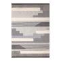 TAPETE PARA SALA POLIPROPILENO 120X170 CM GRIS FÁCIL DE LIMPIAR