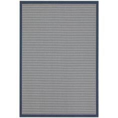 TAPETE PARA SALA POLIPROPILENO 120X170 CM AZUL RESISTENTE Y FÁCIL DE MANTENER
