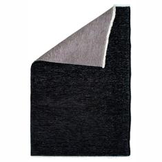 TAPETE PARA SALA POLIÉSTER 120X170 CM BLACK/GREY SUAVE AL TACTO