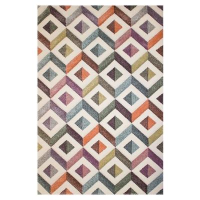 TAPETE PARA SALA POLIPROPILENO 80X150 CM MULTICOLOR DURABLE