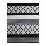 TAPETE PARA SALA SUPREME TRIBAL POLIÉSTER 120X170 CM NEGRO SUAVE AL TACTO