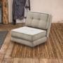 SOFÁ CAMA COPAL TELA 95 X 75 X 80 CM BEIGE SIN COJINES