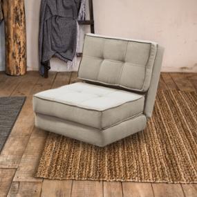 SOFÁ CAMA COPAL TELA 95 X 75 X 80 CM BEIGE SIN COJINES