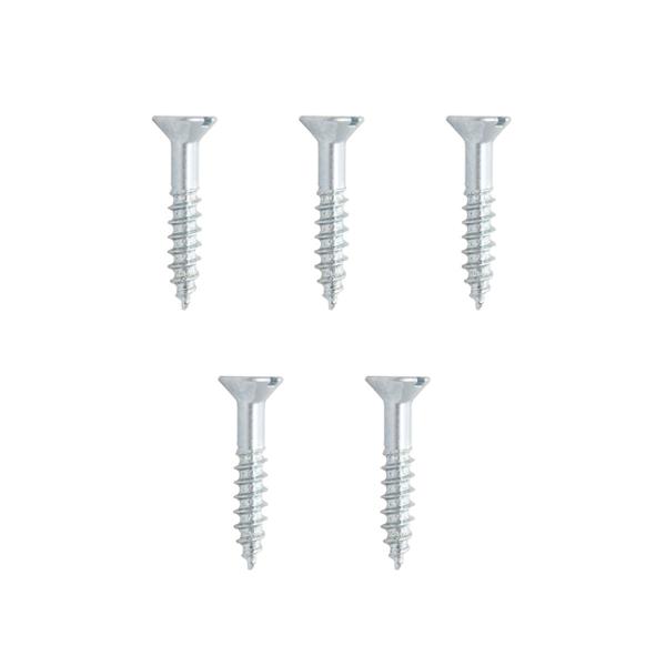 5 TORNILLOS PARA MARA 1-1/4PULGADA PLATA