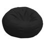 PUFF DECORATIVO VINIPIEL 100 X 100 CM NEGRO