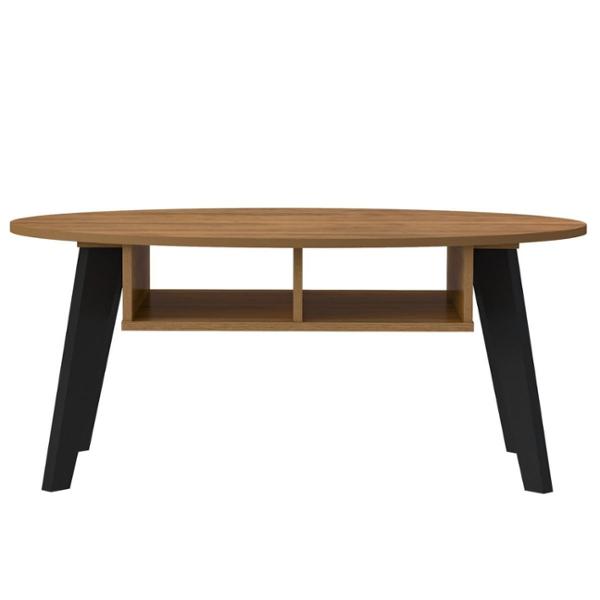 MESA CENTRO DECORATIVA DIVA MDF 100 X 60 X 44 CM CAFÉ