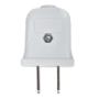CLAVIJA CAMPANA 250 VOLTS 10 AMPERES BLANCO STEREN