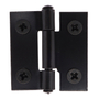 JUEGO DE BISAGRAS PERNO FIJO 2.54 X 2.54 X 0.5 CM NEGRO 2 PIEZAS