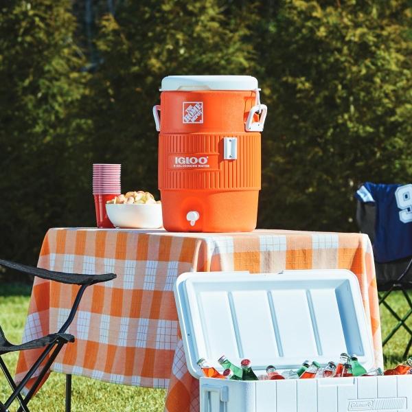 TERMO NARANJA DE 18.9 L