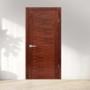 PUERTA INTERIOR TAMBOR 100 X 220 CM CAFE AJUSTE EXPRESS