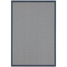 TAPETE PARA SALA POLIPROPILENO 200X290 CM AZUL RESISTENTE Y FÁCIL DE LIMPIAR