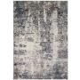 TAPETE PARA SALA POLIPROPILENO 160 X 230 CM AZUL GRIS FÁCIL CUIDADO