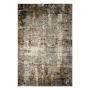 TAPETE PARA SALA POLIPROPILENO 200X290 CM DORADO NEGRO ANTIDESLIZANTE