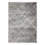 TAPETE PARA SALA POLIPROPILENO 160X230 CM PLATA SUAVE Y RESISTENTE