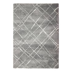 TAPETE PARA SALA POLIPROPILENO 160X230 CM PLATA SUAVE Y RESISTENTE
