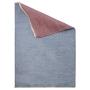 TAPETE PARA SALA POLIÉSTER Y ALGODÓN 160X230 CM KELLIM BLUE PINK REVERSIBLE