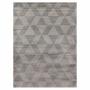 TAPETE PARA SALA POLIÉSTER 160X230 CM GRIS SUAVE Y DURABLE