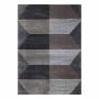 TAPETE PARA SALA POLIÉSTER 160X230 CM GRIS HEXA SUAVE Y RESISTENTE