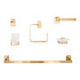 JUEGO DE ACCESORIOS PARA BAÑO FLOWELL 6 PIEZAS
