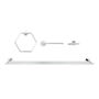 JUEGO DE ACCESORIOS PARA BAÑO YORK CROMO