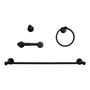 JUEGO DE ACCESORIOS PARA BAÑO FLOWELL 4 PIEZAS