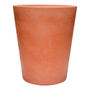 MACETA DE PLÁSTICO REDONDA EXTRA GRANDE TERRACOTA 50 CM PARA INTERIOR Y EXTERIOR