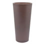 MACETA DE PLÁSTICO REDONDA GRANDE BRONCE 14.17 CM PARA INTERIOR Y EXTERIOR