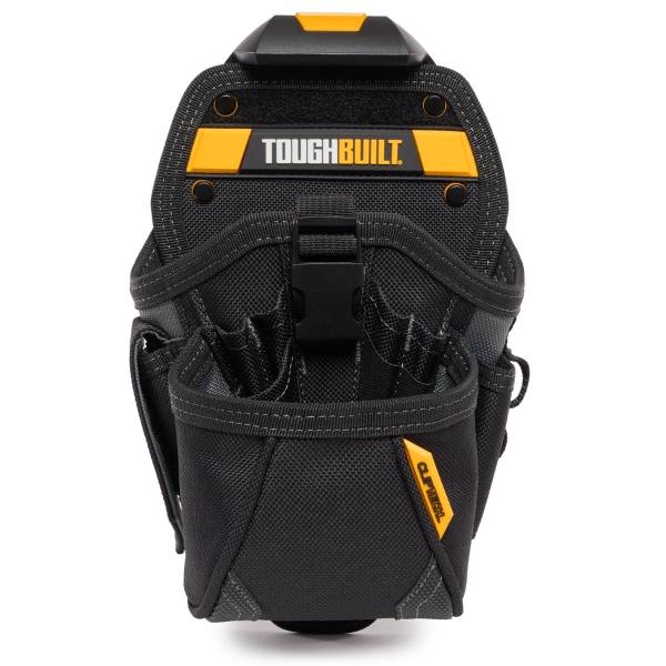 FUNDA PORTA TALADRO DE NYLON 15 BOLSILLOS CHICA USO PROFESIONAL CON SISTEMA CLIPTECH
