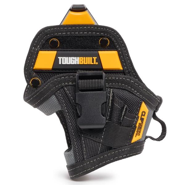 FUNDA PARA TALADRO DE TELA RESISTENTE 5 BOLSILLOS Y PRESILLAS COMPACTA SISTEMA CLIPTECH