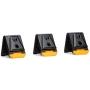 BROCHE CLIPTECH HUB DE PLASTICO ABS JUEGO DE 3 PIEZAS SISTEMA CLIPTECH