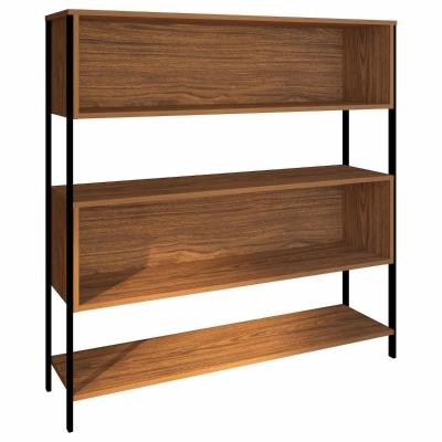 ESTANTE MADERA 4 NIVELES 122.1 X 29.9 X 120.8 CM MODERNO Y VERSÁTIL