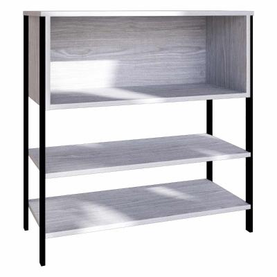 ESTANTE MADERA 3 NIVELES 81.8 X 81.9 X 29.9 CM MULTIUSOS GRIS