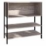 ESTANTE MADERA 3 NIVELES 81.8 X 81.9 X 29.9 CM MULTIUSOS ROBLE