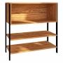 ESTANTE MADERA 3 NIVELES 81.8 X 81.9 X 29.9 CM MULTIUSOS TZALAM