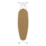 TABLA PARA PLANCHAR DE METAL 1.20 M X 40 CM BLANCO